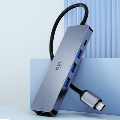 DM CHB058 Type-C to 4K HDMI 3*USB 3.0 PD Hub Dönüştürücü - 6