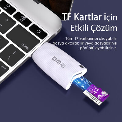 DM CR025 USB 2.0 to Micro SD TF Kart Okuyucu - 2