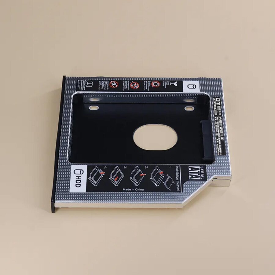 DM DW127S 12.7mm SATA 3.0 2.5" inch SSD HDD Laptop Caddy Kızak Kutusu - 4
