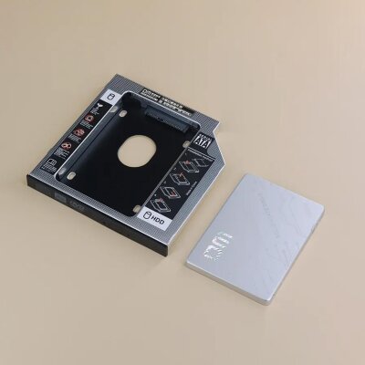 DM DW127S 12.7mm SATA 3.0 2.5" inch SSD HDD Laptop Caddy Kızak Kutusu - 5
