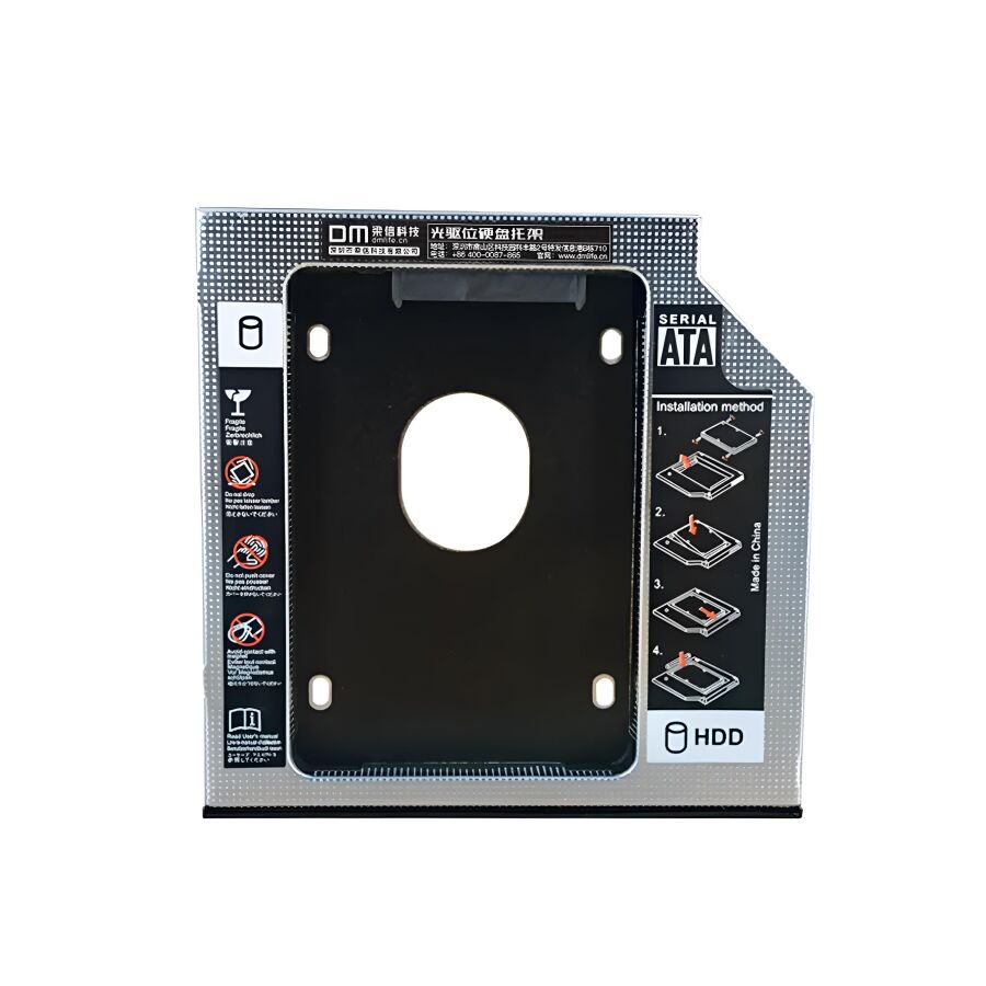 DM DW127S 12.7mm SATA 3.0 2.5" inch SSD HDD Laptop Caddy Kızak Kutusu - 1