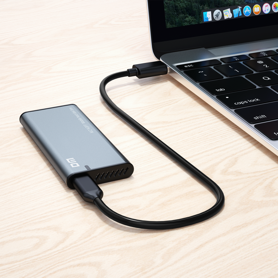 DM HD480 Type-C 3.1 Gen2 B&M/B Key M.2 NGFF SSD Kutusu - 5