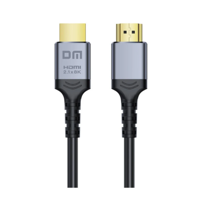 DM HI001S 8K/60Hz 4K/144Hz HDMI 2.1 HDR Görüntü ve Ses Aktarım Kablosu 1.5 Metre