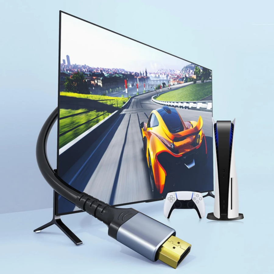 DM HI002S 8K/60Hz 4K/144Hz HDMI 2.1 HDR Görüntü ve Ses Aktarım Kablosu 2 Metre - 3