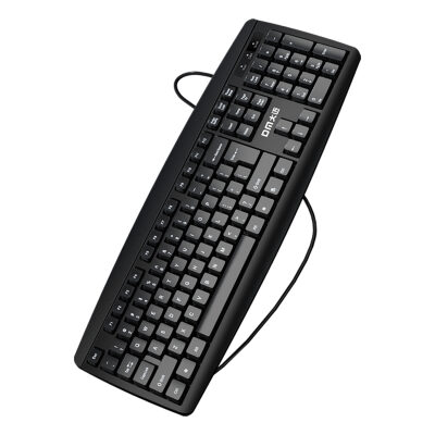 DM K10 Siyah Kablolu İngilizce Q Klavye - 5
