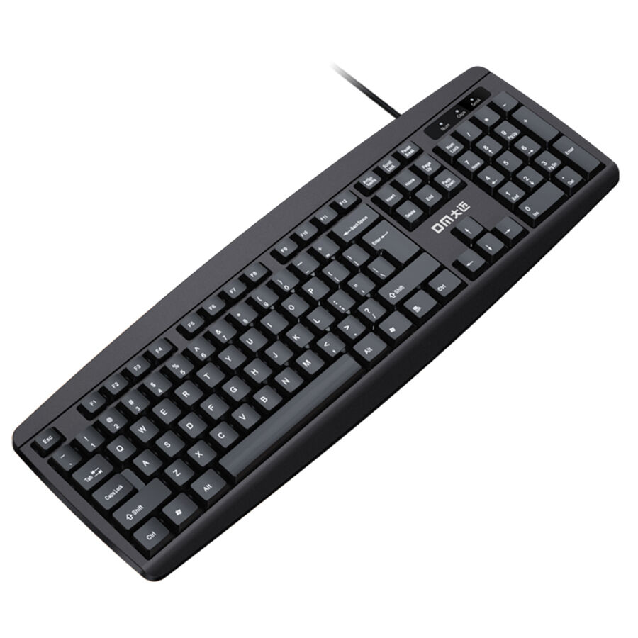 DM K10 Siyah Kablolu İngilizce Q Klavye - 6