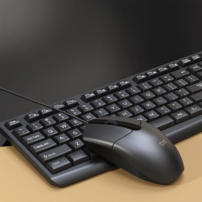 DM K11 USB Kablolu İngilizce Q Klavye ve Mouse Seti - 2