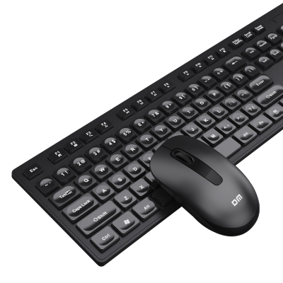 DM K12 Kablosuz 2.4Ghz İngilizce Q Klavye ve Mouse Seti - 4