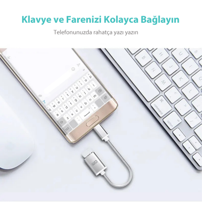 DM Type-C USB Dönüştürücü OTG Kablo - 3