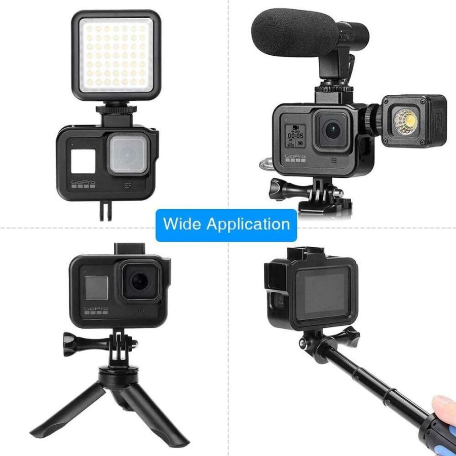 GoPro Hero 8 Uyumlu Metal Çerçeve Frame - 6