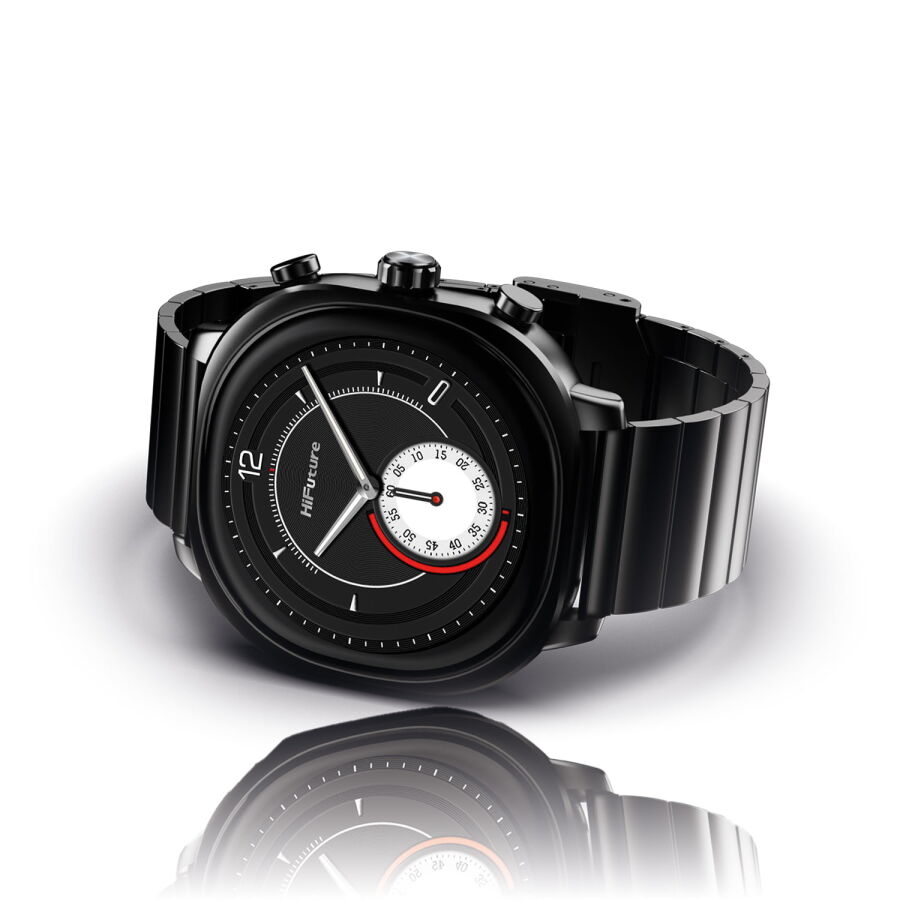HiFuture AIX Akıllı Saat Nabız ve Kan Oksijen Takipli Spor Modlu IP68 Su Geçirmez Siyah - 2