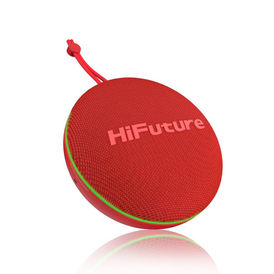 HiFuture Altus Bluetooth 5.3 TWS Taşınabilir Hoparlör 10W IPX4 Suya Dayanıklı Kırmızı - 1
