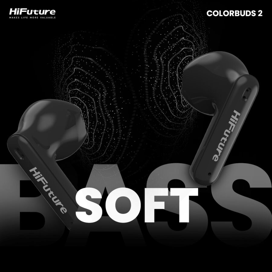 HiFuture ColorBuds 2 Bluetooth 5.2 TWS Kablosuz Kulakiçi Kulaklık Siyah - 7