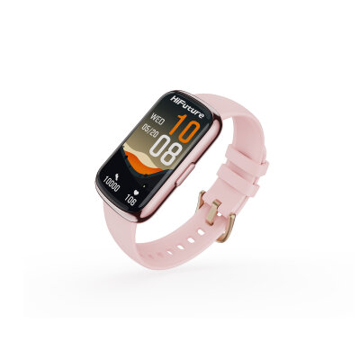 HiFuture EVO2 Bluetooth 5.2 1.47” Akıllı Bileklik Su Geçirmez Nabız Takibi Spor Modu Pembe - 4