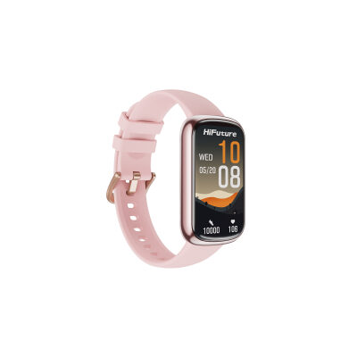 HiFuture EVO2 Bluetooth 5.2 1.47” Akıllı Bileklik Su Geçirmez Nabız Takibi Spor Modu Pembe - 3