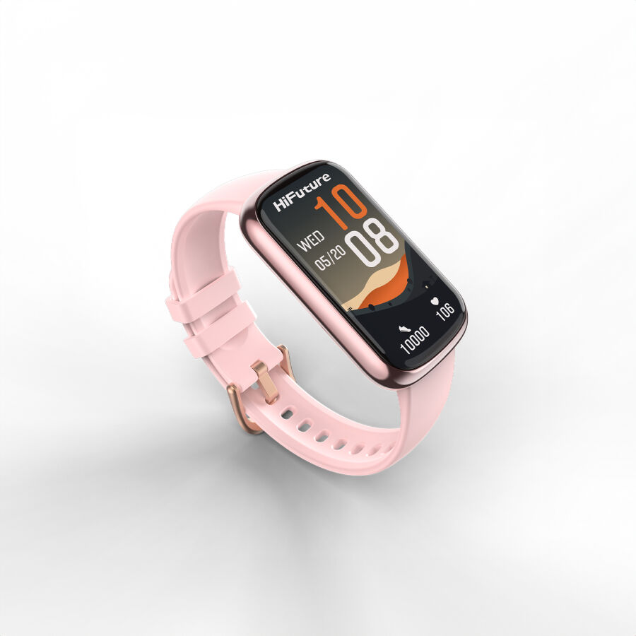 HiFuture EVO2 Bluetooth 5.2 1.47” Akıllı Bileklik Su Geçirmez Nabız Takibi Spor Modu Pembe - 8