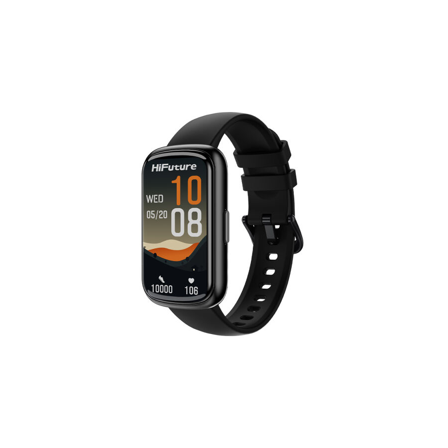 HiFuture EVO2 Bluetooth 5.2 1.47” Akıllı Bileklik Su Geçirmez Nabız Takibi Spor Modu Siyah - 2