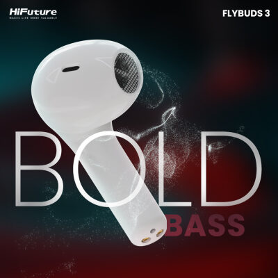 HiFuture FlyBuds 3 Bluetooth 5.3 TWS Kablosuz ENC Kulakiçi Kulaklık Beyaz - 5