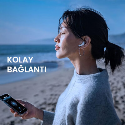 HiFuture FlyBuds 3 Bluetooth 5.3 TWS Kablosuz ENC Kulakiçi Kulaklık Beyaz - 9