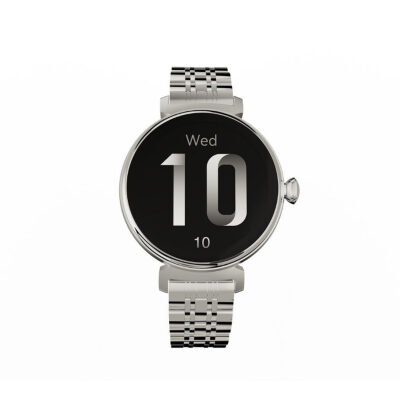 HiFuture Future Aura Bluetooth 5.2 27mm Amoled Ekran Sesli Arama Özellikli Akıllı Saat Gümüş - 2