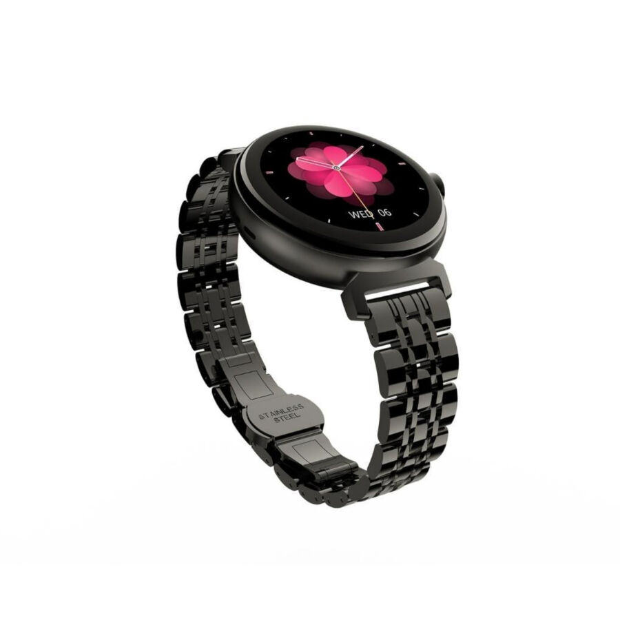 HiFuture Future Aura Bluetooth 5.2 27mm Amoled Ekran Sesli Arama Özellikli Akıllı Saat Siyah - 3