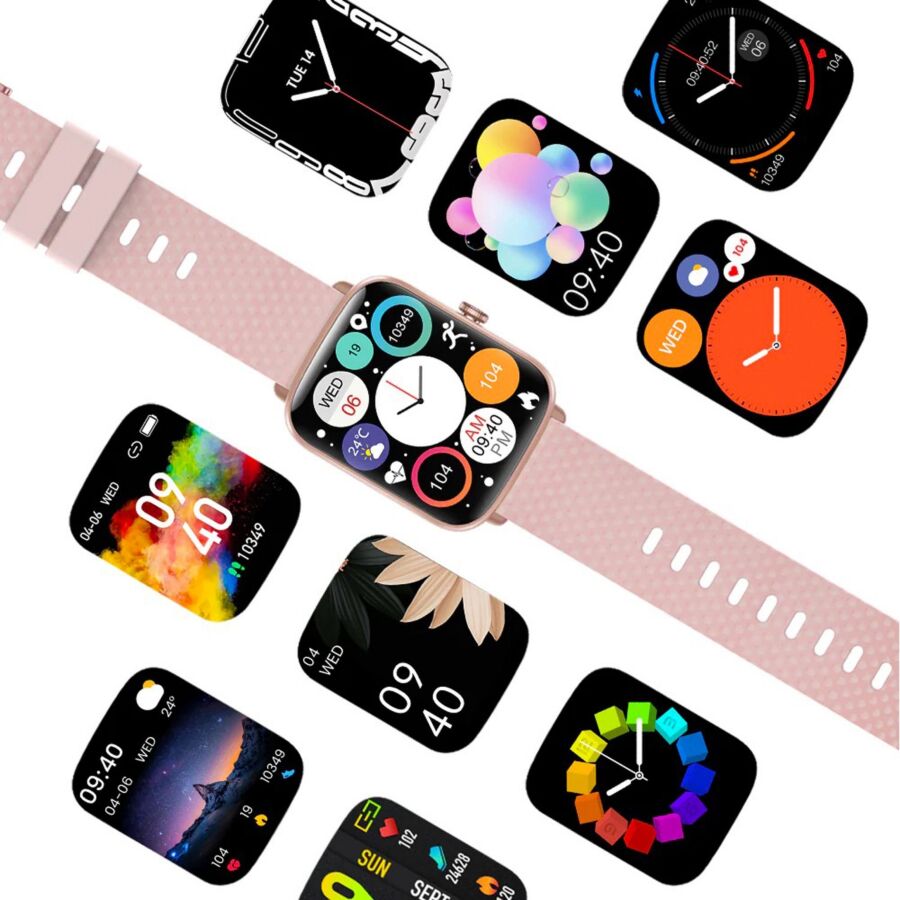 HiFuture FutureFit Zone 43mm IP68 Suya Dayanıklı Nabız Ölçer Akıllı Saat Gri - 11