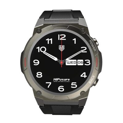 HiFuture FutureGo Mix2 36mm Amoled Ekran Sesli Arama Özellikli Akıllı Saat Siyah - 5