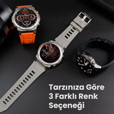 HiFuture FutureGo Mix2 36mm Amoled Ekran Sesli Arama Özellikli Akıllı Saat Turuncu - 11