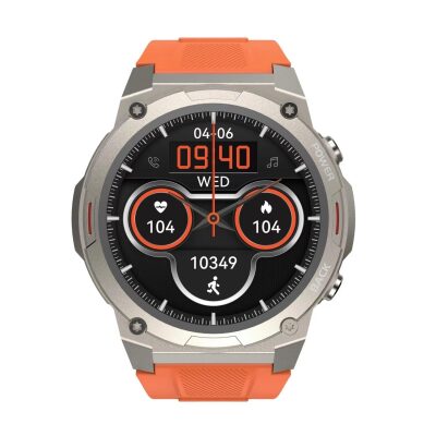 HiFuture FutureGo Mix2 36mm Amoled Ekran Sesli Arama Özellikli Akıllı Saat Turuncu - 2