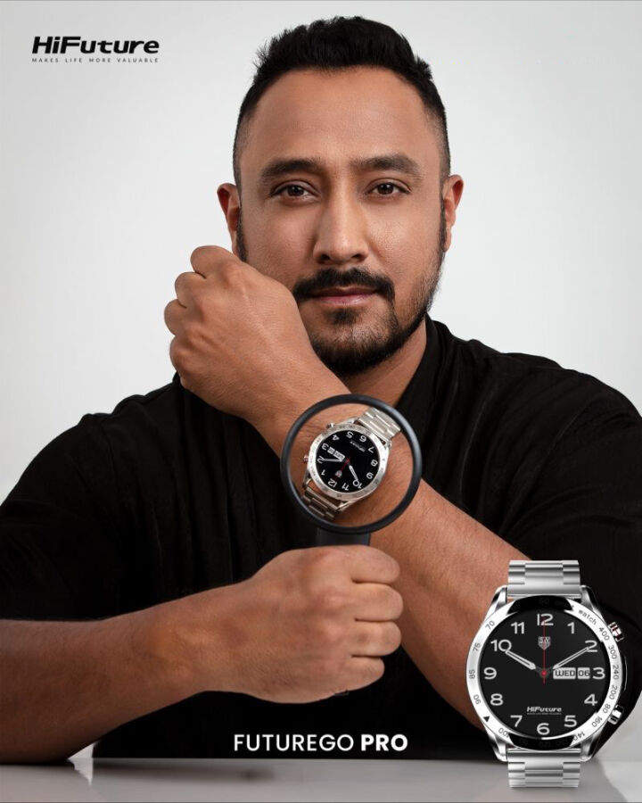 HiFuture FutureGo Pro 34mm IP68 Suya Dayanıklı Akıllı Saat Gri - 5