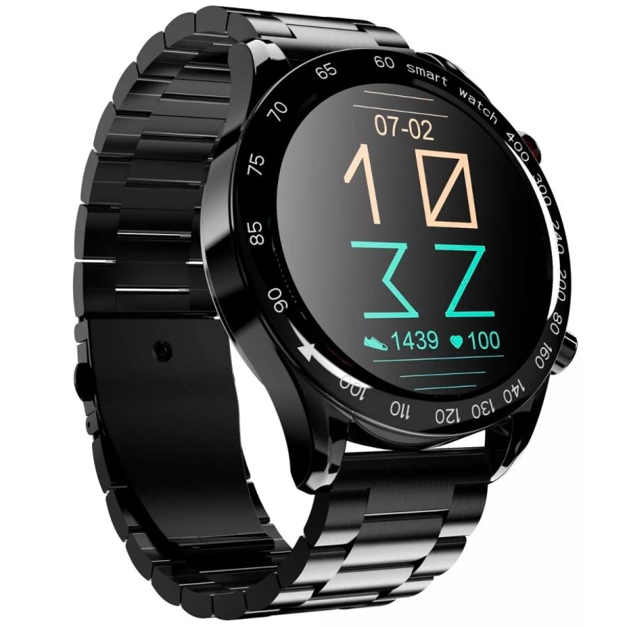 HiFuture FutureGo Pro 34mm IP68 Suya Dayanıklı Akıllı Saat Siyah - 2