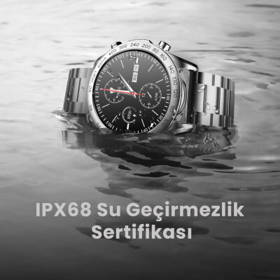 HiFuture FutureGo Pro 34mm IP68 Suya Dayanıklı Akıllı Saat Siyah - 7