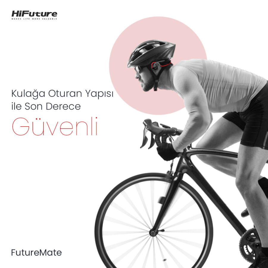 HiFuture FutureMate Bluetooth 5.3 Open-Ear Kablosuz ENC Kulaklık Beyaz - 10