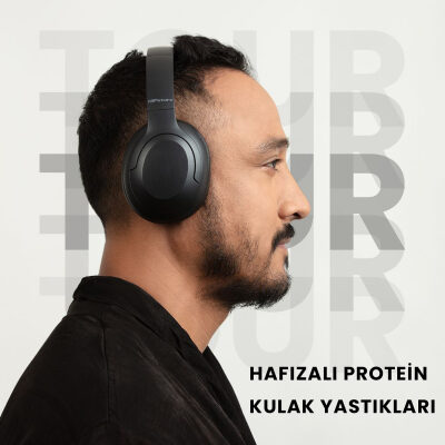 HiFuture FutureTour Bluetooth 5.2 ANC Kablosuz Kulaküstü Kulaklık - 6