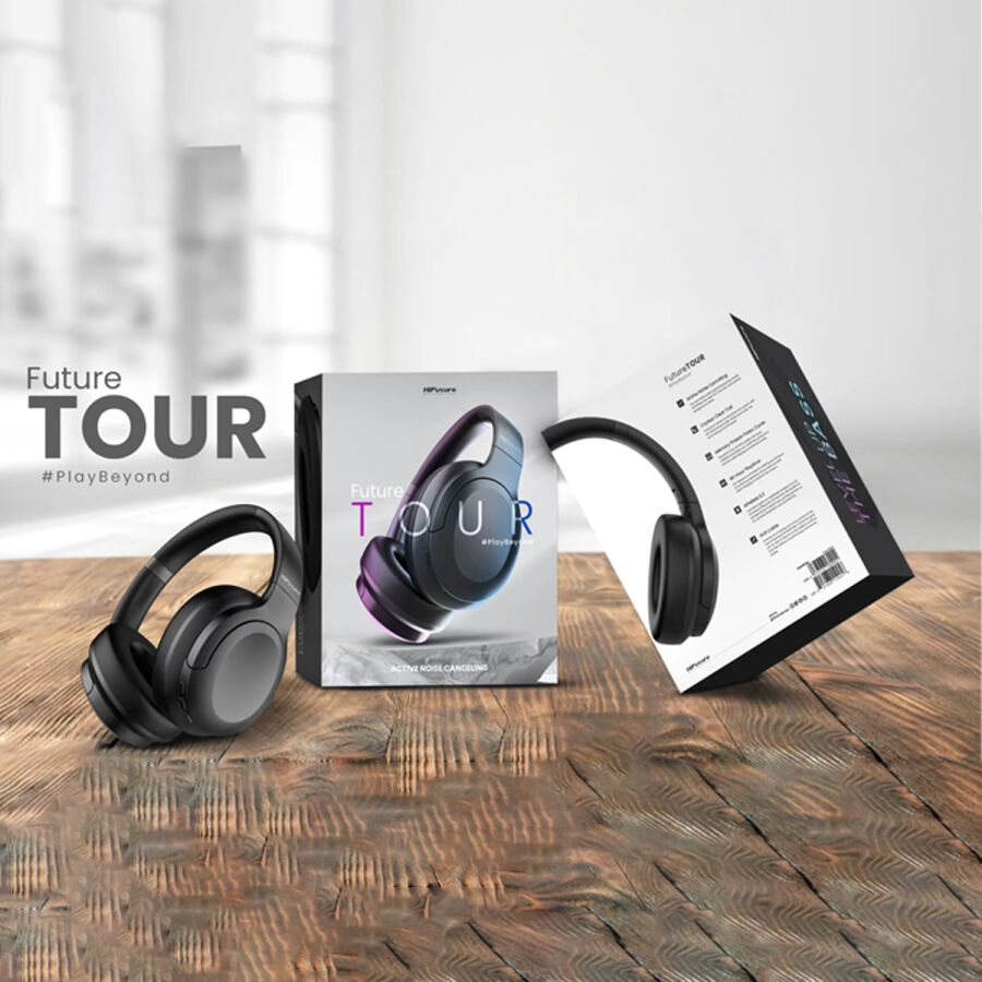 HiFuture FutureTour Bluetooth 5.2 ANC Kablosuz Kulaküstü Kulaklık - 7