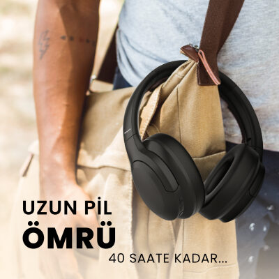 HiFuture FutureTour Bluetooth 5.2 ANC Kablosuz Kulaküstü Kulaklık - 13