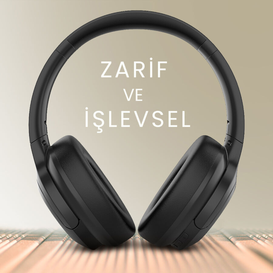 HiFuture FutureTour Bluetooth 5.2 ANC Kablosuz Kulaküstü Kulaklık - 8