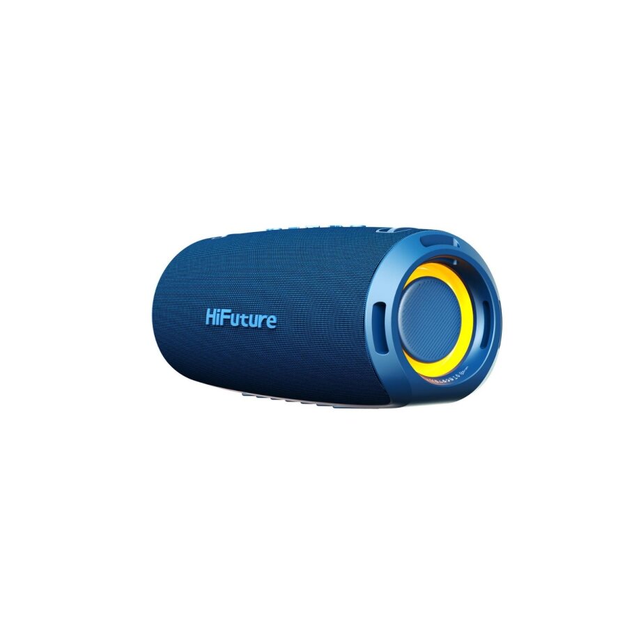 HiFuture Gravity RGB BT 5.3 45W IPX7 Taşınabilir Stereo Bluetooth Hoparlör Mavi - 2
