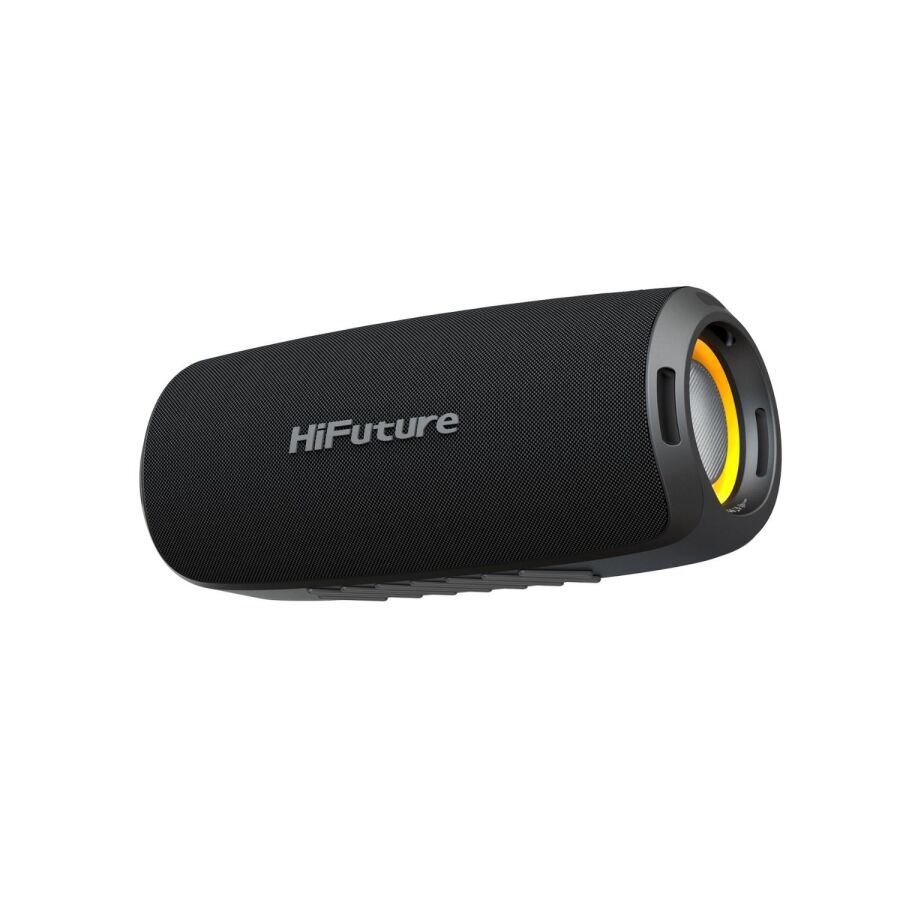 HiFuture Gravity RGB BT 5.3 45W IPX7 Taşınabilir Stereo Bluetooth Hoparlör Siyah - 1