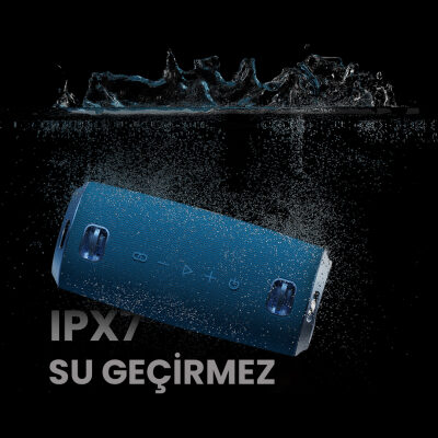 HiFuture Gravity RGB BT 5.3 45W IPX7 Taşınabilir Stereo Bluetooth Hoparlör Siyah - 10