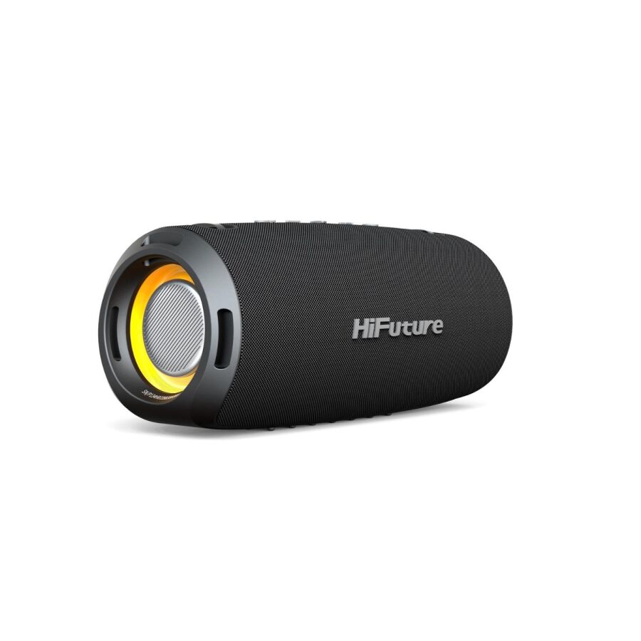 HiFuture Gravity RGB BT 5.3 45W IPX7 Taşınabilir Stereo Bluetooth Hoparlör Siyah - 4