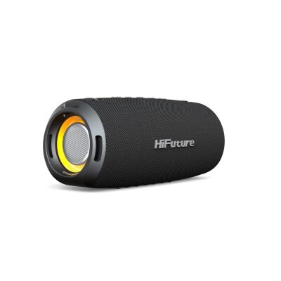 HiFuture Gravity RGB BT 5.3 45W IPX7 Taşınabilir Stereo Bluetooth Hoparlör Siyah - 4