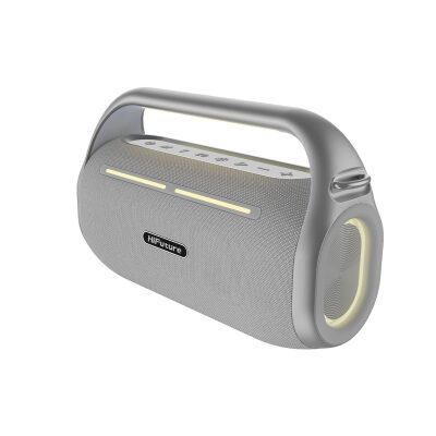 HiFuture MusicBox 100 Kablosuz Karaoke Hoparlör 70W Çift Mikrofon Bluetooth 5.0 Gümüş - 4