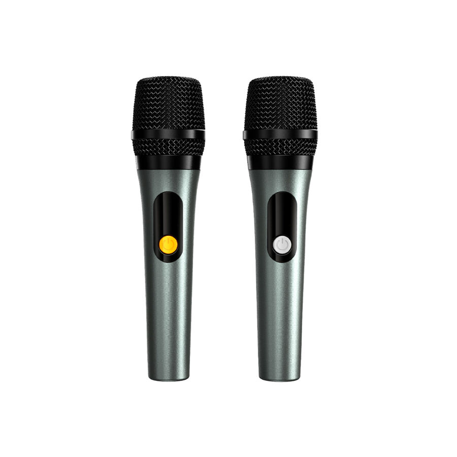 HiFuture MusicBox 100 Kablosuz Karaoke Hoparlör 70W Çift Mikrofon Bluetooth 5.0 Gümüş - 5