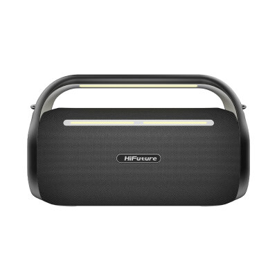 HiFuture MusicBox 100 Kablosuz Karaoke Hoparlör 70W Çift Mikrofon Bluetooth 5.0 Siyah
