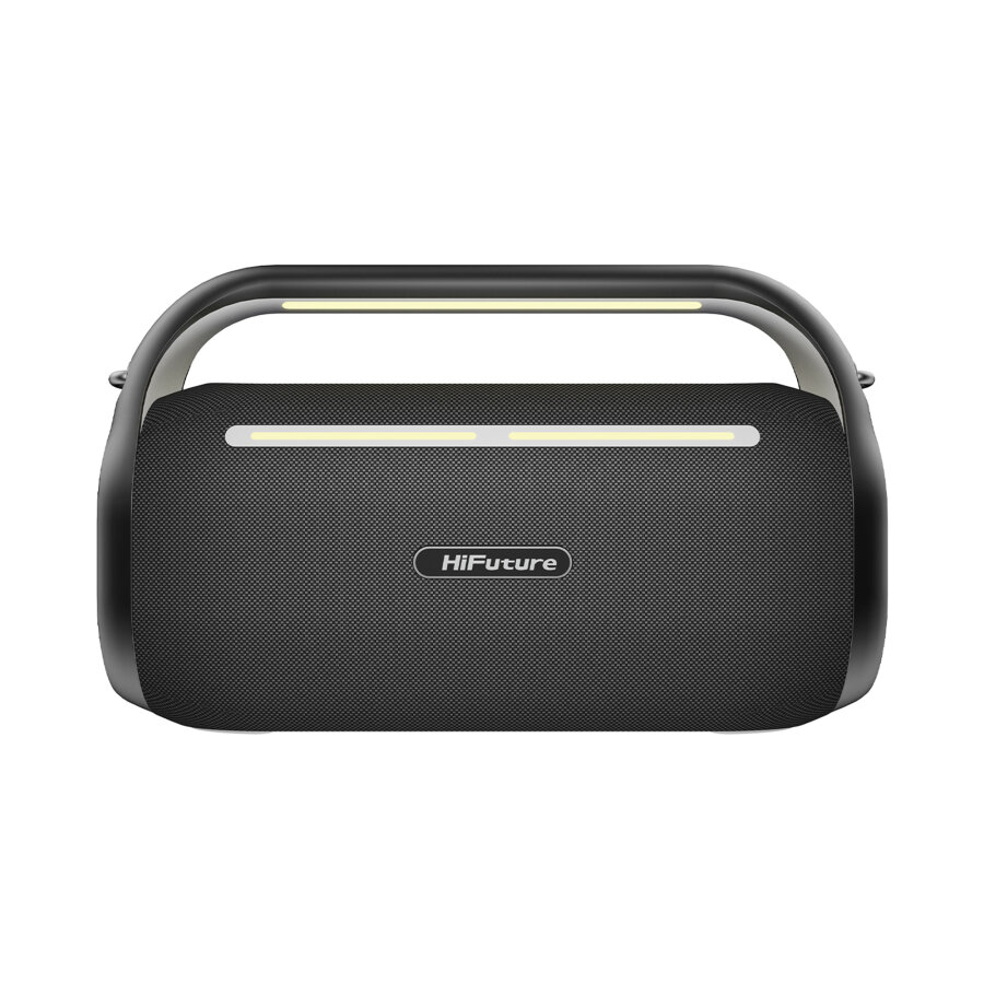 HiFuture MusicBox 100 Kablosuz Karaoke Hoparlör 70W Çift Mikrofon Bluetooth 5.0 Siyah - 1