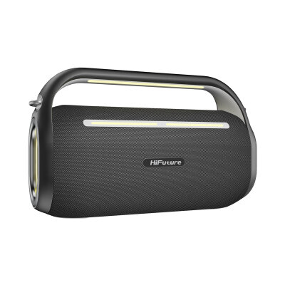 HiFuture MusicBox 100 Kablosuz Karaoke Hoparlör 70W Çift Mikrofon Bluetooth 5.0 Siyah - 2