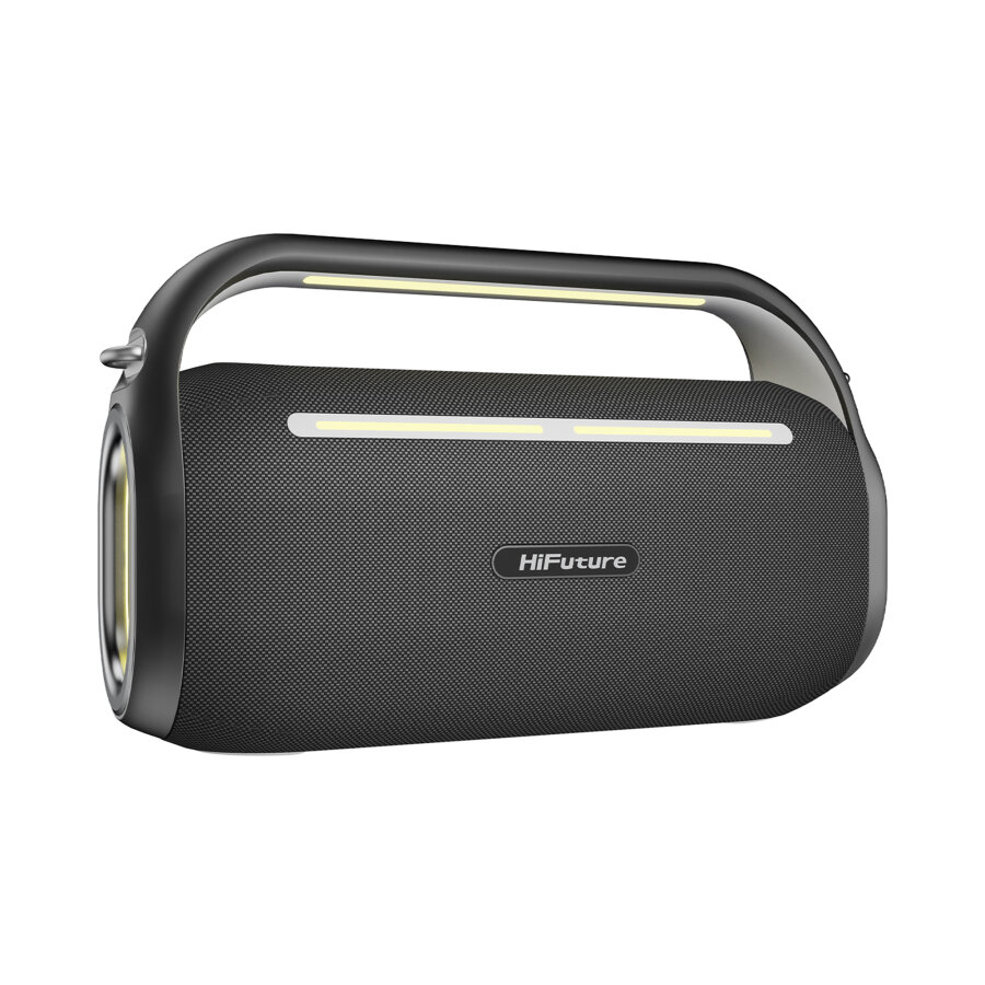 HiFuture MusicBox 100 Kablosuz Karaoke Hoparlör 70W Çift Mikrofon Bluetooth 5.0 Siyah - 2
