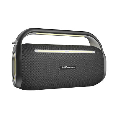 HiFuture MusicBox 100 Kablosuz Karaoke Hoparlör 70W Çift Mikrofon Bluetooth 5.0 Siyah - 2