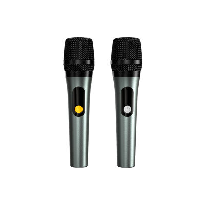 HiFuture MusicBox 200 Kablosuz Karaoke Hoparlör 100W Çift Mikrofon Bluetooth 5.0 Gümüş - 5